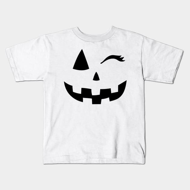 Jack o Winker Kids T-Shirt by SVNTYFR 